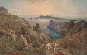 Refreshment on the southern Italian coast by Johan Baptiste Heinefetter