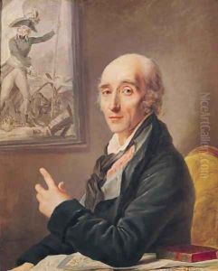 Portrait of Marshal Pierre Francois Charles Augereau 1757-1816 by Johann Ernst Heinsius