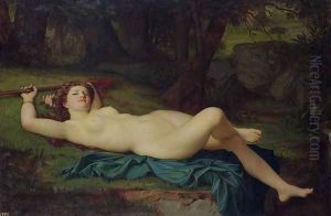 Bacchante by Pierre Honore Hugrel