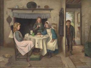 The tea party by Reuben Hunt
