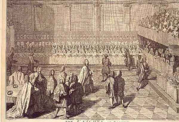 The Knights of the Order of the Bath at a Dinner to honour Prince William - view 1