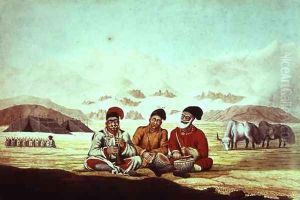 Three Musicians in Tibet by Hyder Jung Hearsey