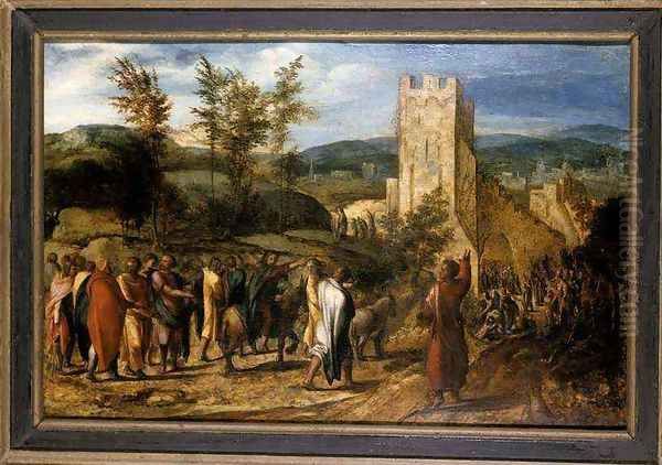 Christ entering Jerusalem - view 1