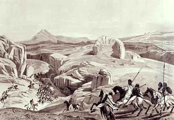 Wadela Plateau Abyssinian Horsemen - view 1
