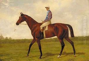 Winglass, with jockey up