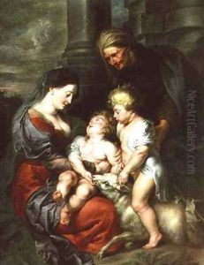 Madonna and Child with St Elizabeth and the Infant St John the Baptist