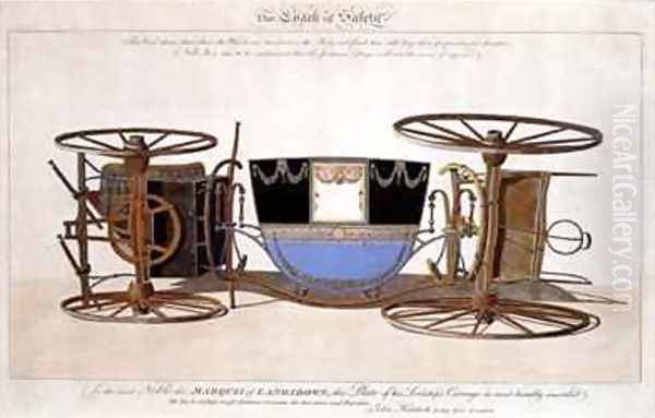 The Marquis of Landsdowns Coach of Safety invented and patented by the artist Longacre London - view 1