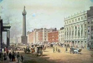 Sackville Street Dublin by Michael Angelo Hayes