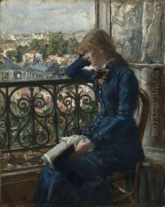 At the Window by Hans Olaf Heyerdahl