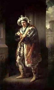 Edmund Kean 1787-1833 as Richard III by John James Halls