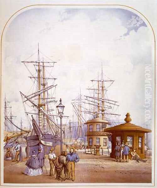 Waterloo Docks from Modern Liverpool Illustrated - view 1