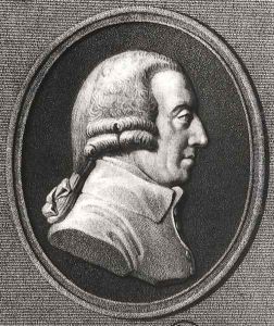 Portrait from a medallion of Adam Smith