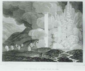 The Great Geyser of Strokkr Iceland by Henderson, Ebenezer