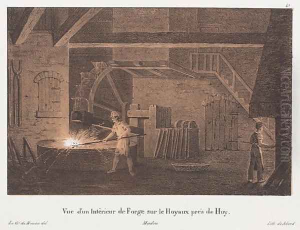 Interior of a Forge near Huy Belgium - view 1
