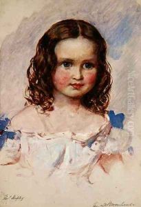 Portrait of a Young Girl by Thomas Frank Heaphy