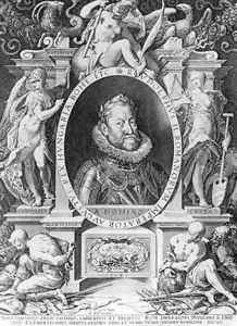 Portrait of Rudolph II 1576-1612 by Johannes Hausser von Ach
