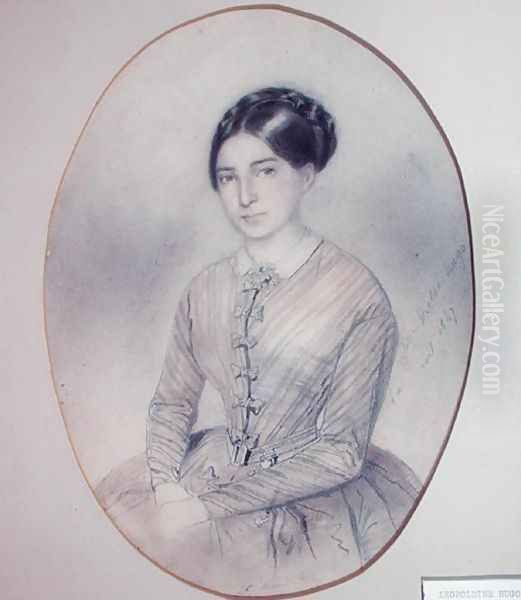 Posthumous portrait of Leopoldine Hugo 1824-43 - view 1