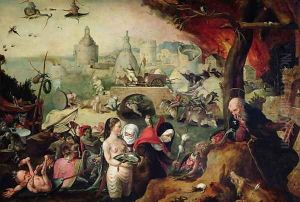 The Temptation of St Anthony by Pieter Huys