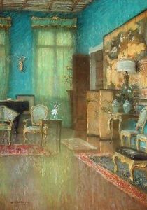 A room interior by William Hulton