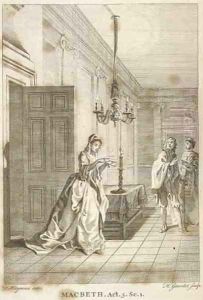 Lady Macbeth looking at her hands by Francis Hayman