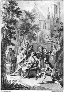 Act V Scene vii from King John by William Shakespeare by Francis Hayman