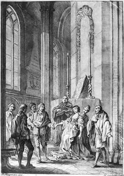 Claudio accusing Hero of faithlessness - view 1