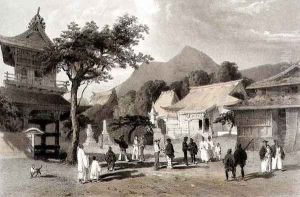 Chief Temple Hakodadi from Narrative of the Expedition of an American Squadron to the China Seas and Japan by Wilhelm Heine