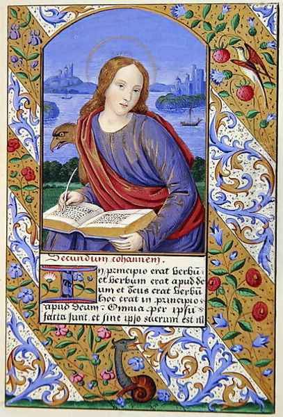 Portrait of St John from The Art of Illumination and Missal Painting - view 1