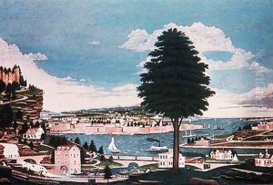 Composite Harbour Scene with Castle by Jurgen Frederick Huge