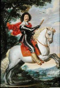 An Equestrian Portrait of a Gentleman by Wolfgang Heimbach