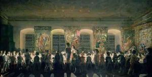Banquet at Night by Wolfgang Heimbach
