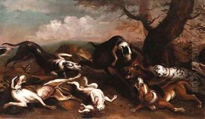 A Boar Hunt by Abraham Danielsz. Hondius