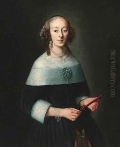 Portrait of a lady by Adriaen Hanneman