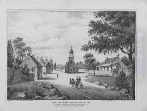 Old Reformed Dutch Church in 1776 by Hayward, G.