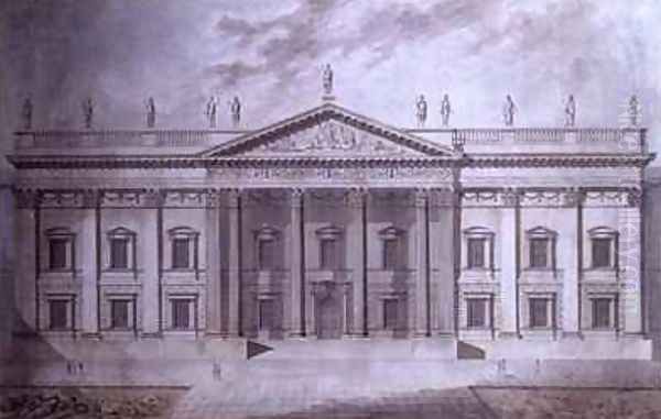 Project for a Senate House London - view 1