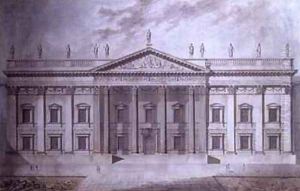 Project for a Senate House London by Thomas Hardwick