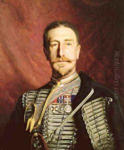 Colonel Frederick Richard Thomas Trench Gascoigne DSO by Herman Gustave Herkomer