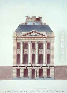 Society of Arts and Sciences Amsterdam from Choix des Monuments Edifices et Maisons les plus remarquables du Royaume des Pays Bas by Jacob Otten Husly