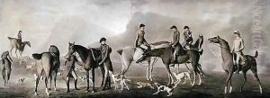 Tom Conolly of Castletown Hunting with his Friends by Robert Healy
