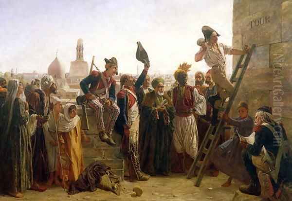 The French in Cairo in 1800 - view 1