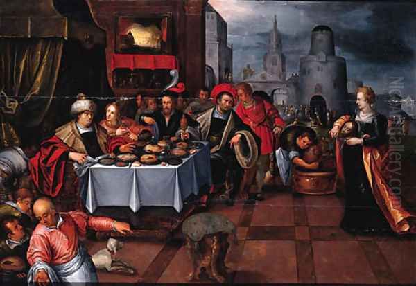 Salome presenting the Head of Saint John the Baptist to Herod - view 1