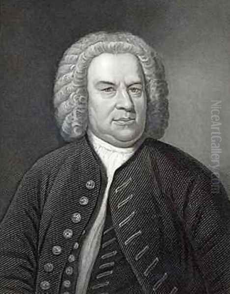 Portrait of Johann Sebastian Bach German composer - view 1