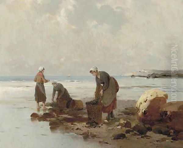 The mussel gatherers - view 1