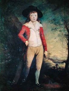 Portrait of William Seward with a Cricket Bat by Ozias Humphry