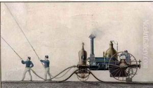 The first steam fire engine used in the United States in 1841