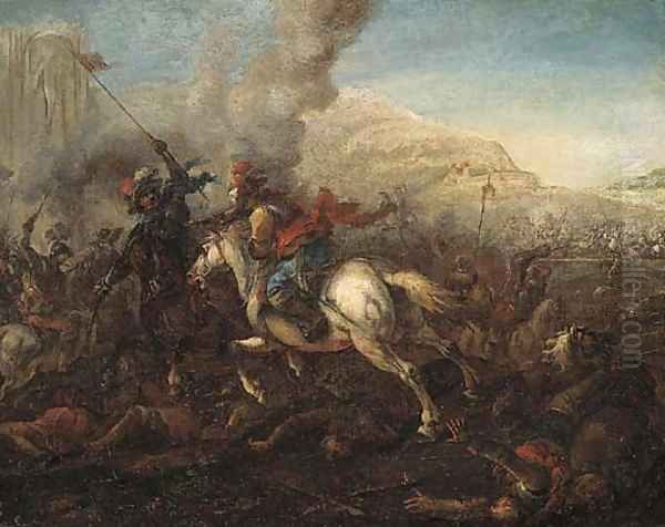 A cavalry battle - view 1