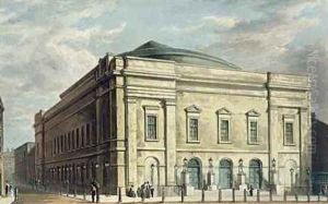 Theatre Royal Drury Lane in London by Daniel Havell