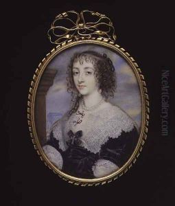 Queen Henrietta Maria wife of King Charles I by John Hoskins