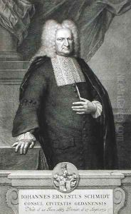 Johann Ernst Schmidt by Jacobus Houbracken