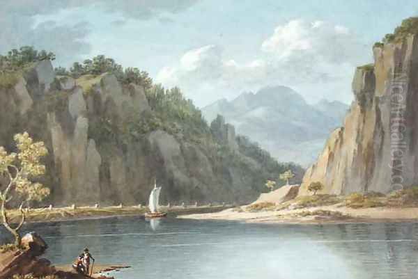 On the River Elbe near Lowositz in Saxony - view 1